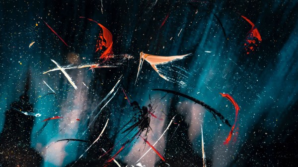 Paint Stains Splashes Picture Wallpaper