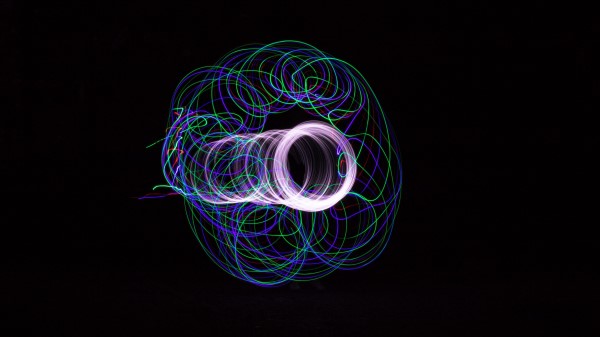 Projection Light Circle Lines wallpaper