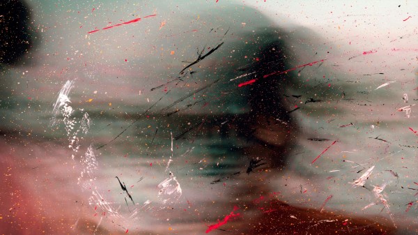 Silhouette Blur Paint Wallpaper