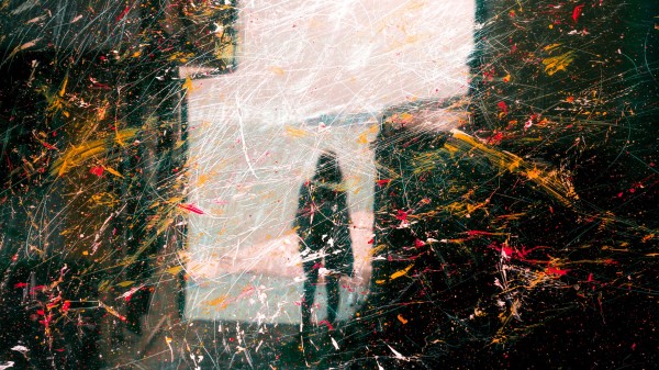 Silhouette Paint Blur Wallpaper