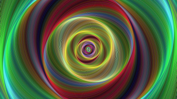 Spiral Rotation Fractal Lines wallpaper