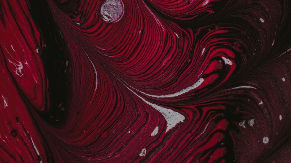 Stains Abstraction Red Wallpaper