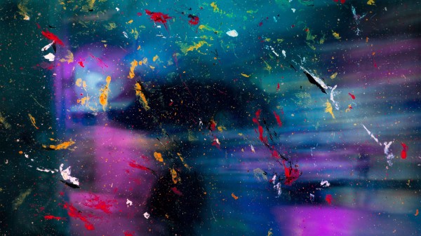 Stains Glass Paint Wallpaper