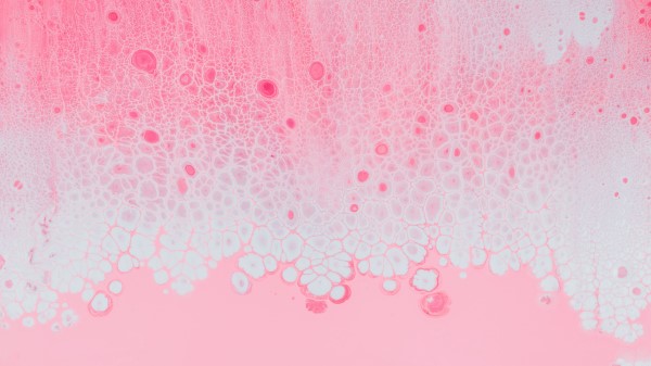 Stains Pink Paint Wallpaper
