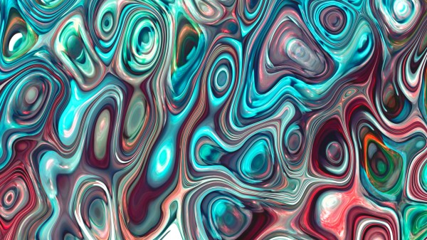 Stains Ripples Colorful Wallpaper