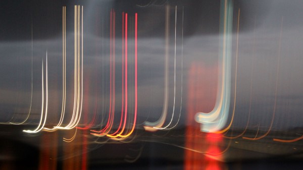 Stripes Neon Long Exposure wallpaper