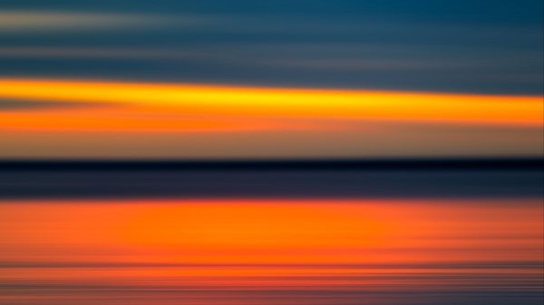 Stripes Sunset Horizon Wallpaper