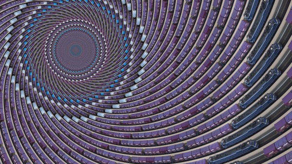 Wagons Twisting Pattern wallpaper