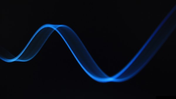 Wave Line Shadow Black Background Wallpaper