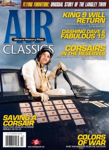 Air Classics Where History Flies! - March 2025 cover