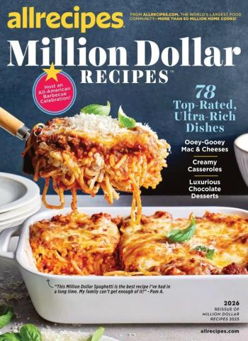 allrecipes - Million Dollar Recipes 2026 Magazine