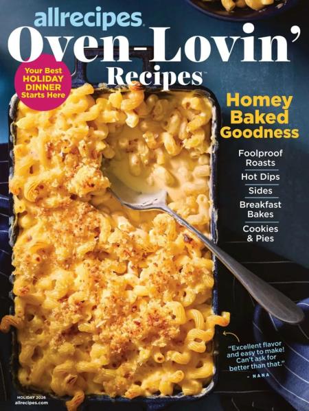 Allrecipes - Oven Lovin' Recipes - Holiday 2026 Magazine