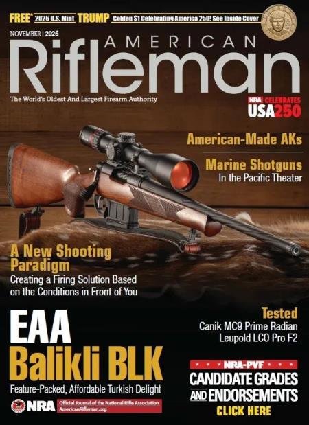 American Rifleman - November 2026 cover