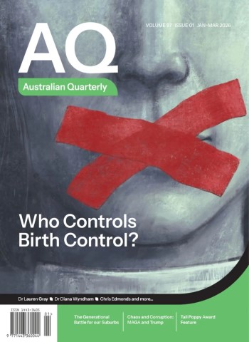 AQ Australian Quarterly - January-March 2026 cover