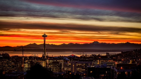 Night City Buildings Tower Wallpaper