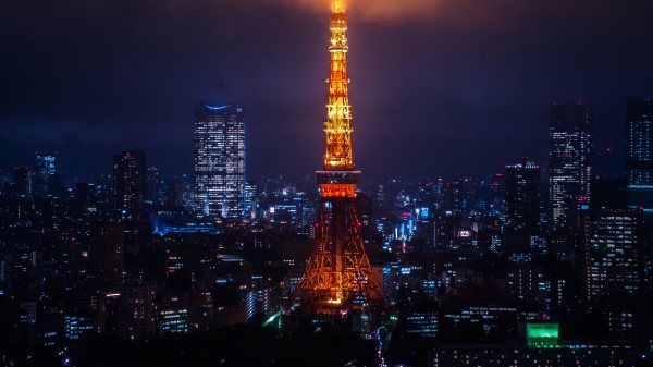 Night City City Lights Tokyo Wallpaper