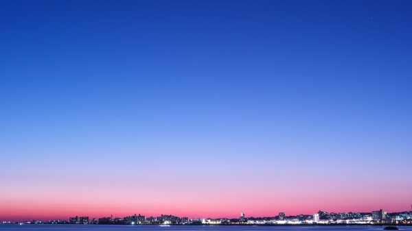 Panorama City Lights Sky Wallpaper