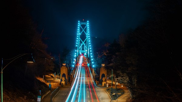 Road Bridge Long Exposure wallpaper