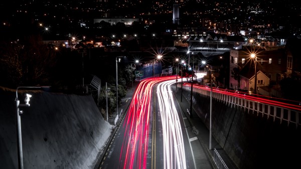 Road Night City Light wallpaper