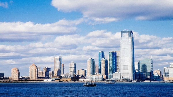 Skyscraper Sea Shore Architecture Wallpaper