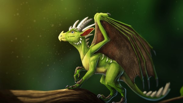 Dragon Horns Wings wallpaper