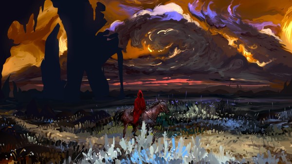 Rider Horse Art Wallpaper