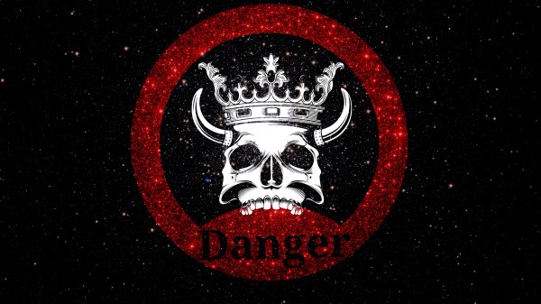 Skull Crown Danger Wallpaper