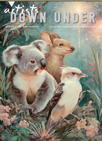 Artists Down Under - January 2026 cover