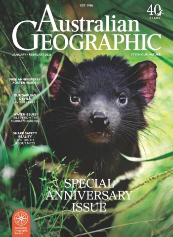 Front cover of Australian Geographic - January-February 2026 magazine issue