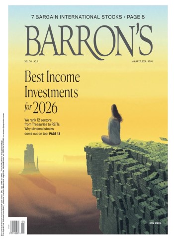 Front cover of Barron's - January 5, 2026 magazine issue