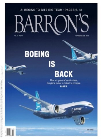 Barron's - November 3, 2025 Magazine