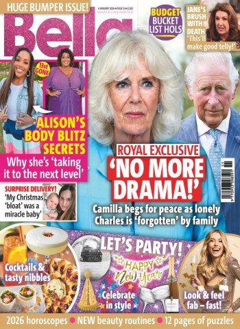 Front cover of Bella UK - 6 January 2026 magazine issue