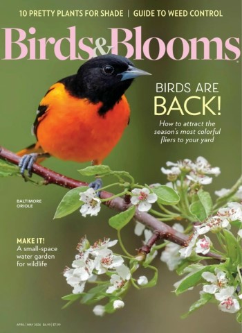 Birds & Blooms - April-May 2026 cover