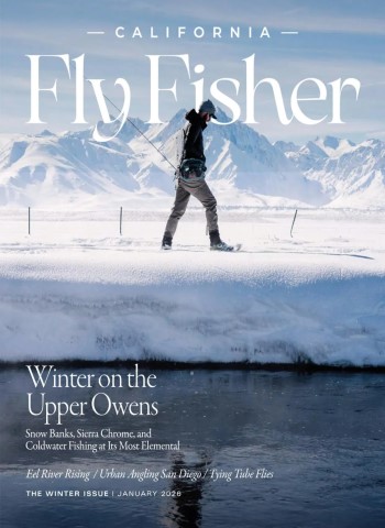 Front cover of California Fly Fisher - January 2026 magazine issue