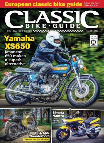 Classic Bike Guide - March 2026 cover