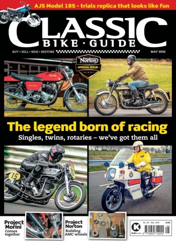 Classic Bike Guide - May 2026 cover