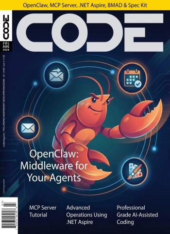CODE Magazine - July-August 2026 cover
