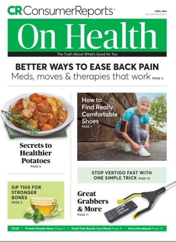 Consumer Reports on Health - April 2026 cover