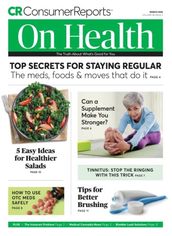 Consumer Reports on Health - March 2026 cover