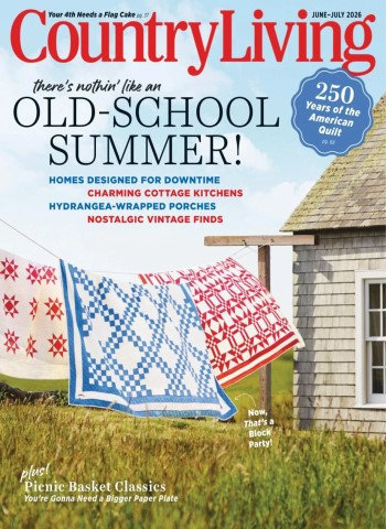 Country Living USA - June-July 2026 cover