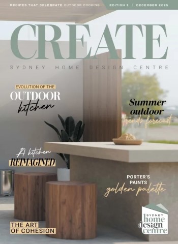 Create, Sydney Home Design Centre - December 2025 cover