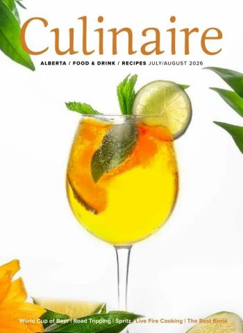 Culinaire Magazine - July-August 2026 cover