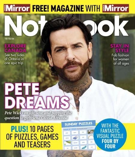 Daily Mirror Notebook - 18 October 2026 cover