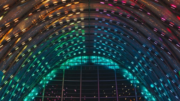 Building Arch Backlight wallpaper