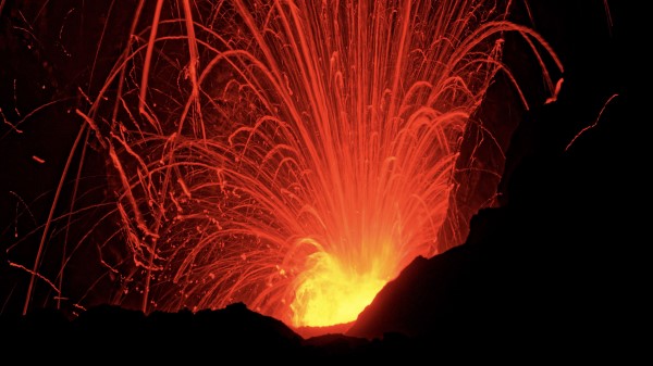 Eruption Sparks Dark Wallpaper