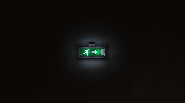 Exit Pointer Sign wallpaper