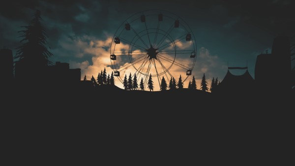 Ferris Wheel Attraction Cabs wallpaper