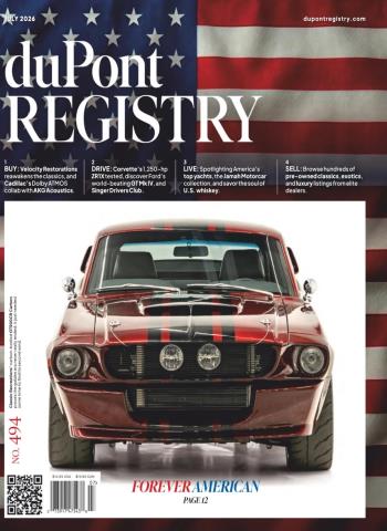 duPont REGISTRY - July 2026 cover