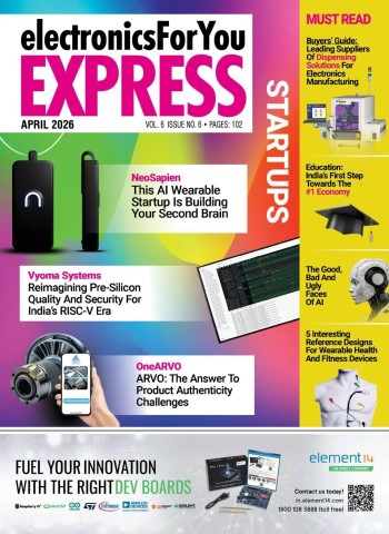 Electronics For You Express - April 2026 cover