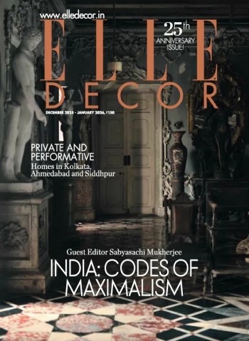 Elle Decor India - December 2025-January 2026 cover